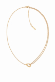 Elegantní pozlacený náhrdelník Calvin Klein 35000081