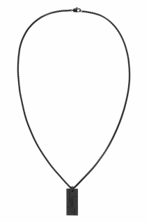 Moderní černý náhrdelník Calvin Klein 35000059