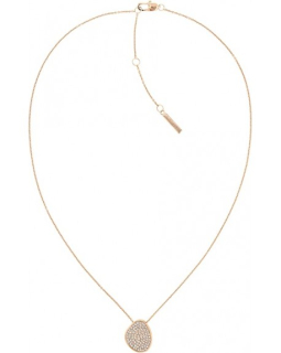 Slušivý bronzový náhrdelník Calvin Klein 35000225